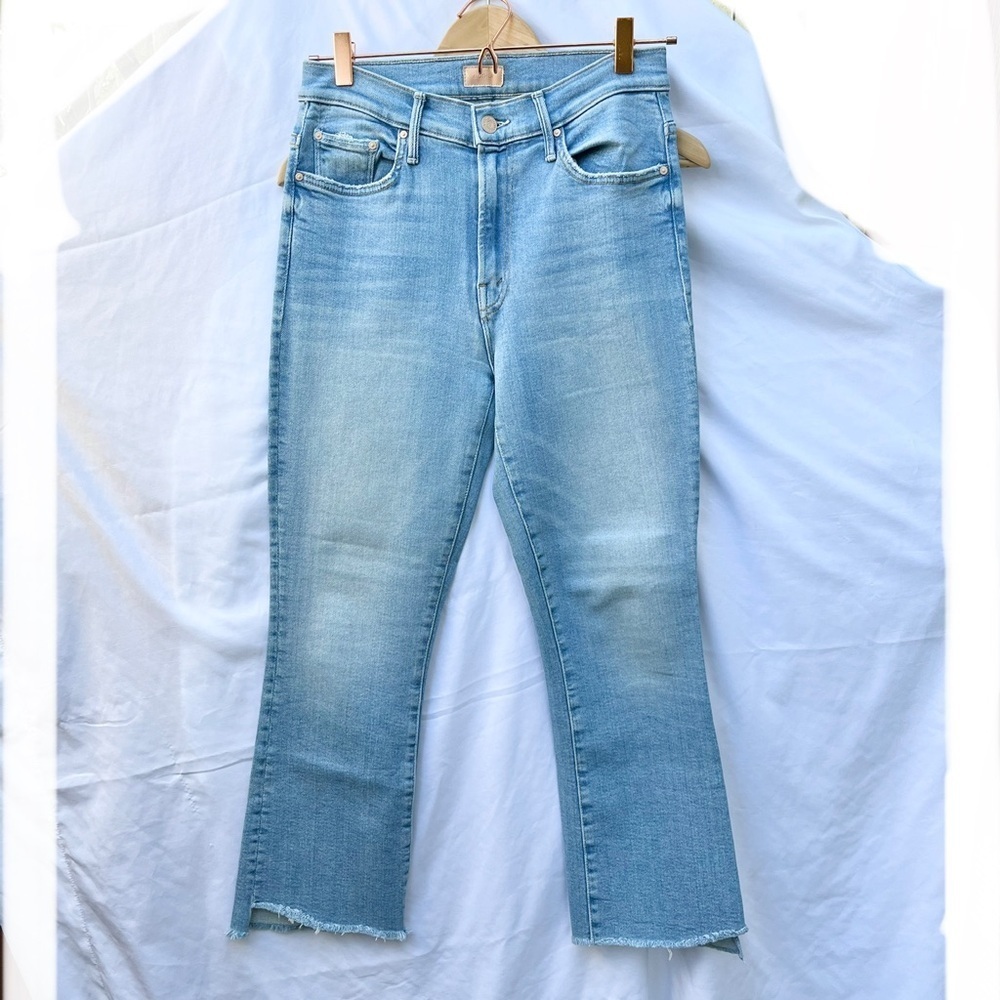 MOTHER | THE INSIDER CROP STEP FRAY IN LIMITED EDITION HIGH WAIST FRAYED SIZE 29 - Picture 4 of 10